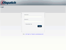 Tablet Screenshot of 1dispatch.com